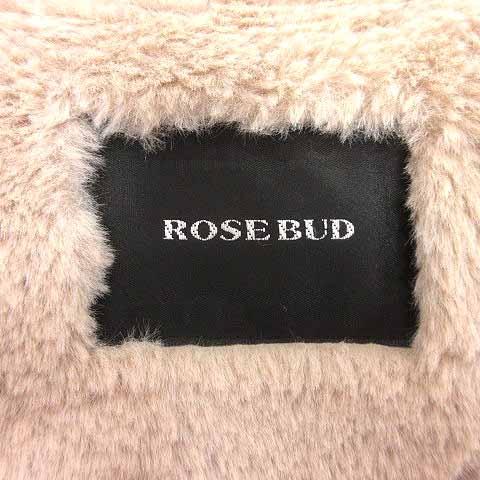 ローズバッド ROSE BUD フェイクムートンコート 裏ファー F 緑 
