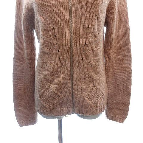 23区（ニジュウサンク） オンワード樫山 ニット カーディガン ジップ