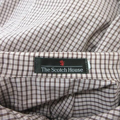 ザ スコッチ ハウス The Scotch House シャツ ブラウス チェック 長袖 