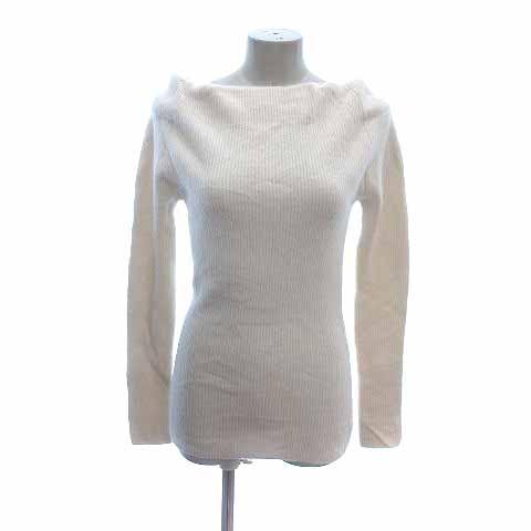 SNIDEL オフショルダー ニット ホワイト スナイデルホワイト オフショルダー ニット セーター