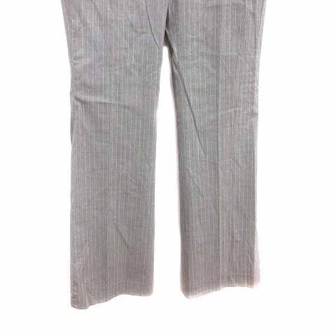 theory（セオリー） スラックスパンツ フレア ストライプ ウール 0 XS