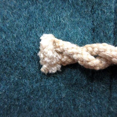 タグ付き　組曲 クミキョク　ダッフルコート　フード付き　ウール　大きいサイズ 5 タグ付き 組曲 クミキョク ダッフルコート フード付き ウール 大きい