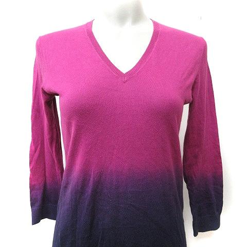 theory（セオリー） ワンピース ひざ丈 長袖 グラデーション 2 M