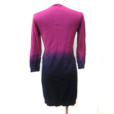 theory（セオリー） ワンピース ひざ丈 長袖 グラデーション 2 M