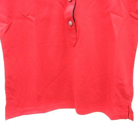 リブレクレア Livre claire ポロシャツ 半袖 M 赤 レッド /MN ○RY