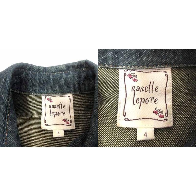 ナネットレポー nanette lepore デニムジャケット ジージャン Gジャン 