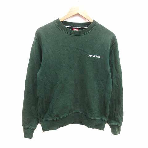 CONVERSE（コンバース） トレーナー スウェット 長袖 M 緑 グリーン