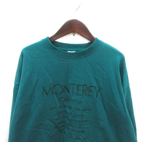 moussy トレーナー グリーン moussy - moussy トレーナー グリーンの通販 by ふうか's shop