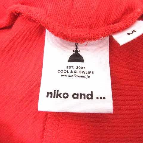 niko and…（ニコアンド） Niko and.. フレアパンツ ストレート M 赤
