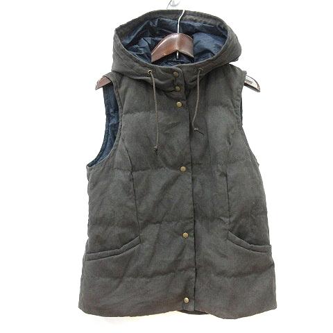 ゴールデンベア GOLDEN BEAR ダウンベスト 前開き 総裏地 フード 