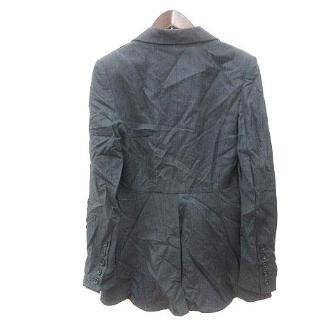 タバサ TABASA ジャケット ショールカラー シングル 総裏地 ウール 36 
