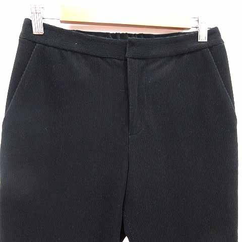 メイソングレイ MAYSON GREY テーパードパンツ コーデュロイ 2 M 黒 