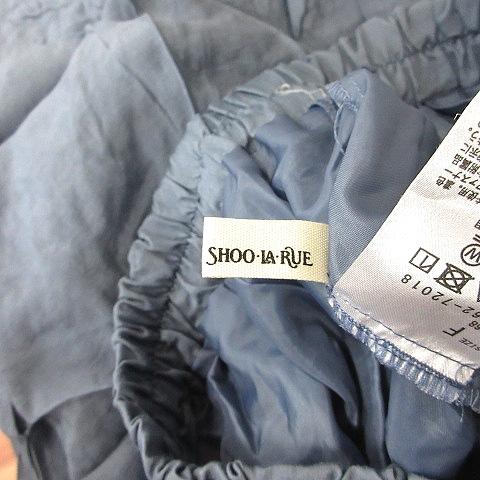 シューラルー SHOO・LA・RUE フレアスカート ギャザー ロング マキシ  