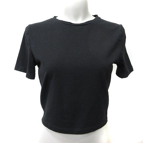 ザラ　ZARA シャツ　トップス　半袖　EUR L　黒 おしゃれ　かわいい ZARA - 店頭販売中 ZARA シャツ 黒 XSの通販 by エル's shop｜ザラなら