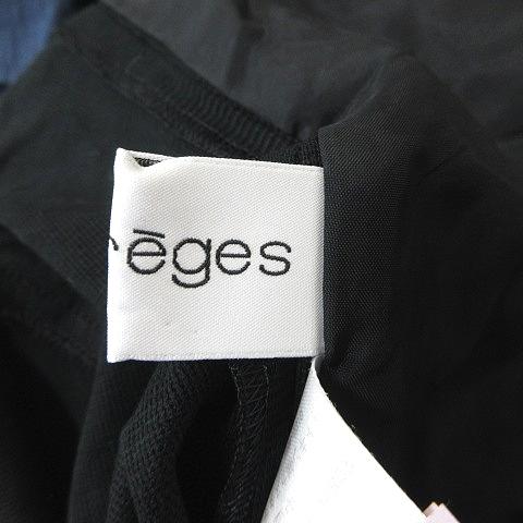 クレージュ courreges テーラードジャケット シングル 38 M 黒 