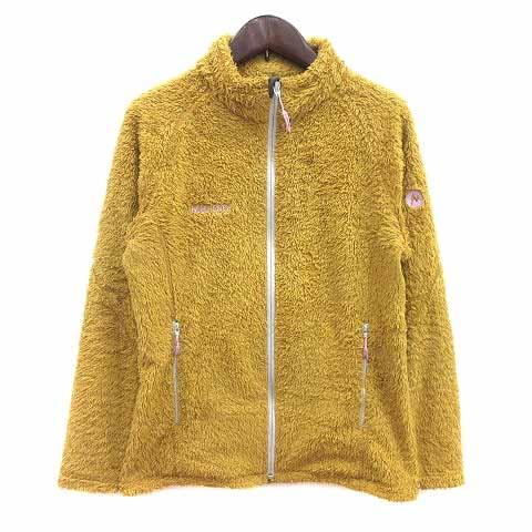 マーモット フリースジャケット ジップアップ アウター M イエロー 黒 マーモット MARMOT フリースジャケット ジップアップ M 黄色 イエロー