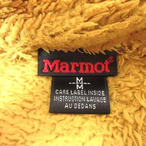 マーモット フリースジャケット ジップアップ アウター M イエロー 黒 マーモット MARMOT フリースジャケット ジップアップ M 黄色 イエロー