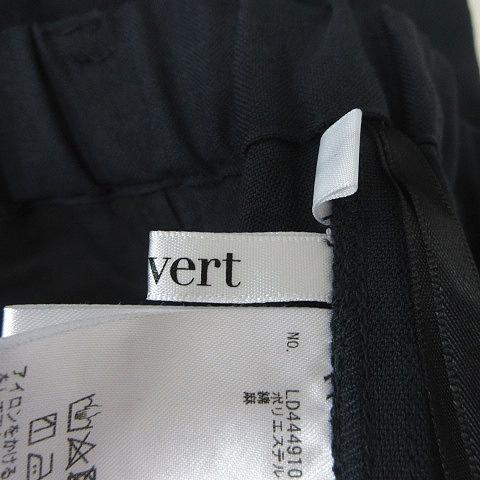 ブランベール blancvert テーパードパンツ 麻混 リネン混 36 S