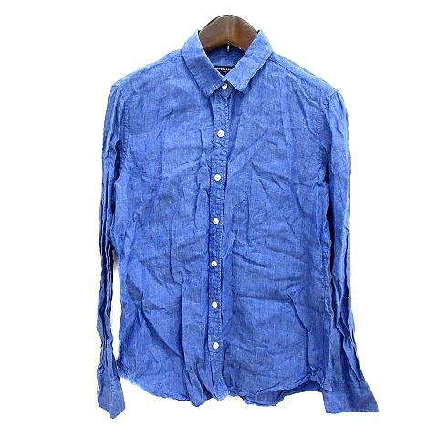リネンシャツ ネイビー 38 UNITED ARROWS ユナイテッドアローズ シャツ