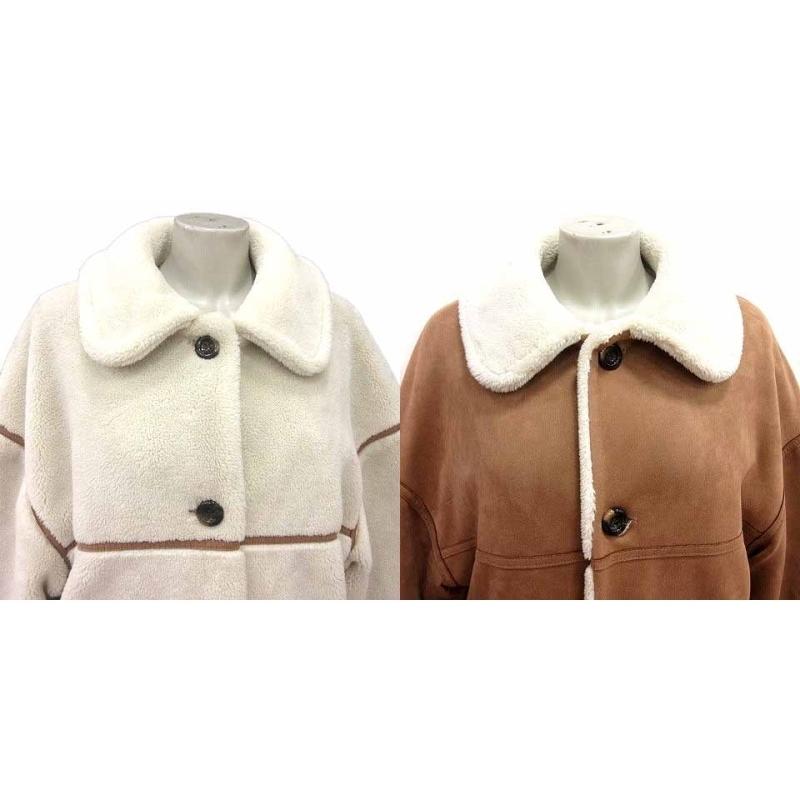 Heather リバーシブル　ムートンコート Heather（ヘザー）の「リバーシブルボアムートンコート（）」 - WEAR