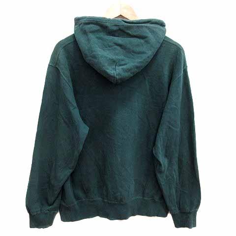 Lee（リー） パーカー プルオーバー ロゴプリント 長袖 L 緑 グリーン