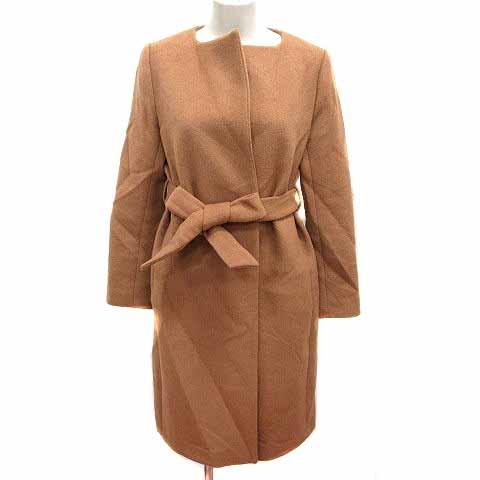 極美品 ユナイテッドアローズ カシミヤ100% ベルテッドガウンコート キャメル 極美品✨ユナイテッドアローズ カシミヤ100% ベルテッドコート