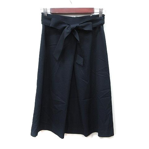 ROPE'（ロペ） ROPE フレアスカート ミモレ ロング 38 M 紺