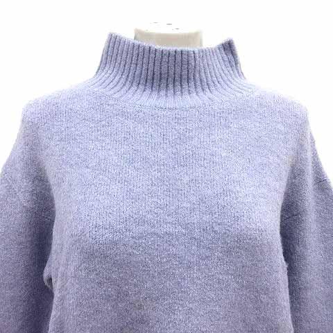 マメクロゴウチ  23AW ニット セーター ベスト アルパカ混 1 紫 中古・古着通販】Mame Kurogouchi (マメクロゴウチ) ラメレースアップ