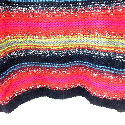 TRICOT GREGE BREVETEニット TRICOT GREGE BREVETE ニット セーター ボーダー 長袖 38 M 紺