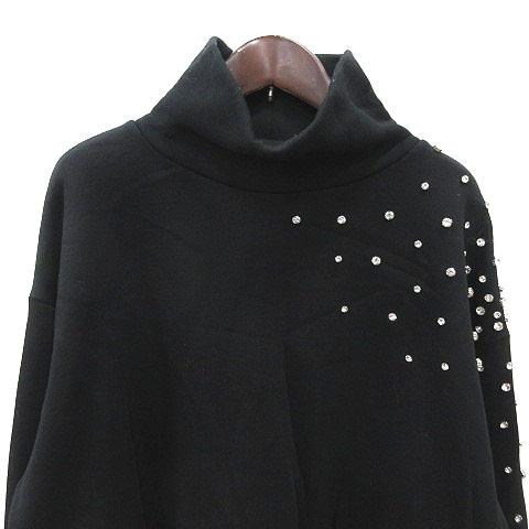 ZARA（ザラ） トレーナー スウェット ハイネック ラインストーン 長袖