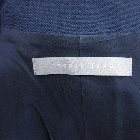 theory luxe Executiveテーラードジャケット 濃紺 S theory luxe（セオリーリュクス） テーラードジャケット シングル 総