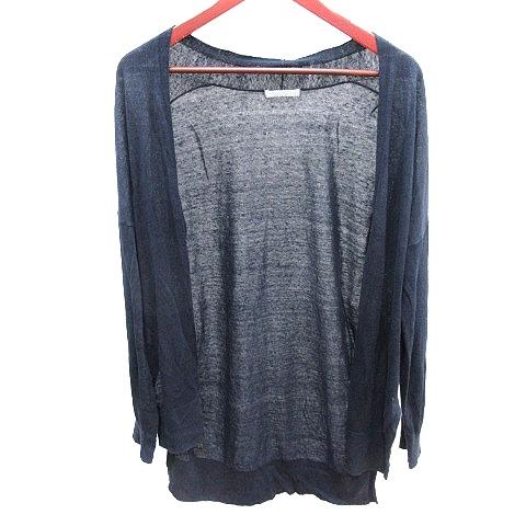 theory luxe セオリーリュクス ニット カーディガン トッパー 麻