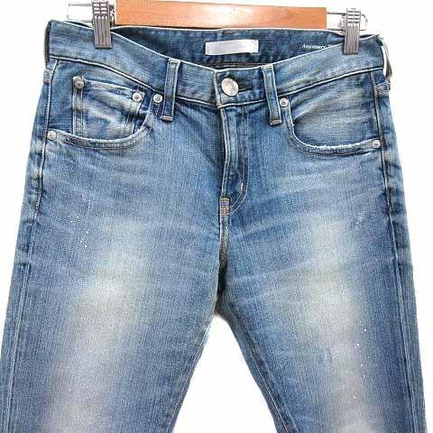 RED CARD レッドカード　デニム ダメージ加工 レッドカード RED CARD デニムパンツ ジーンズ ダメージ加工 23 XS 青