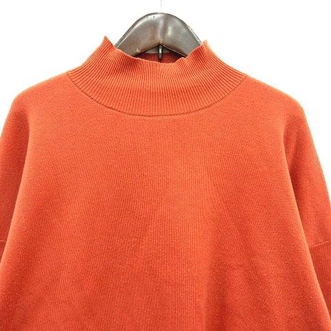 Kate Spade ハイネック長袖セーター　オレンジ　XS KATE SPADE SATURDAY - Kate Spade ハイネック長袖セーター オレンジ
