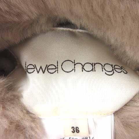 Jewel changes ムートンコート　38 リバーシブル ジュエルチェンジズ Jewel Changes アローズ フェイクムートンコート