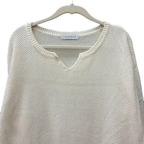 UNITED ARROWS Golf アイボリー セーター M 薄手 未使用品 ユナイテッドアローズ A DAY IN THE LIFE UNITED ARROWS ニット