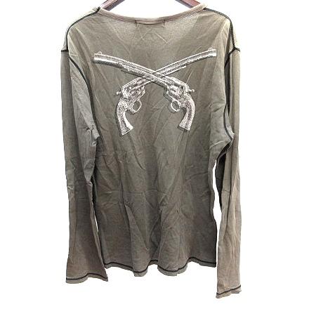 ロアー roar カットソー Tシャツ ロンT ラウンドネック プリント 長袖 