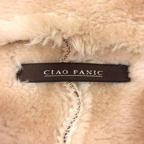 新品未使用！ciao panic フェイクムートンコート チャオパニック CIAOPANIC フェイクムートンコート ミドル丈 裏ボア F