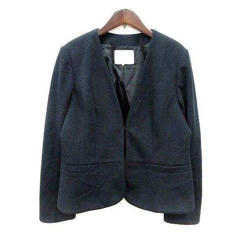 新品　ジャケット フォーマル　入園　入学 　アリスバーリー　Aylesbury アリスバーリー Aylesbury ノーカラージャケット 総裏地 黒 ブラック