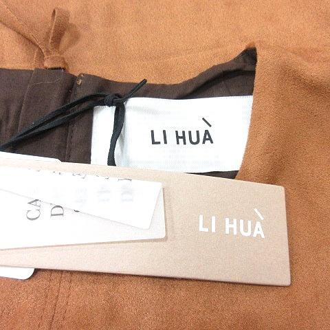未使用品 リーファー LI HUA ブラウス ノースリーブ フェイクスエード 