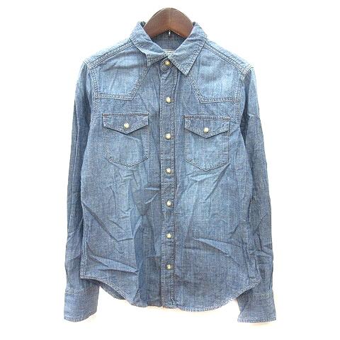 美品 WTAPS デニムシャツ M シャンブレーシャツ 23区（ニジュウサンク） オンワード樫山 denim シャンブレーシャツ