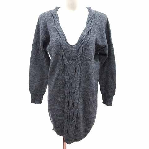 パドカレ pas de calais ワンピース チュニック ニット Vネック 