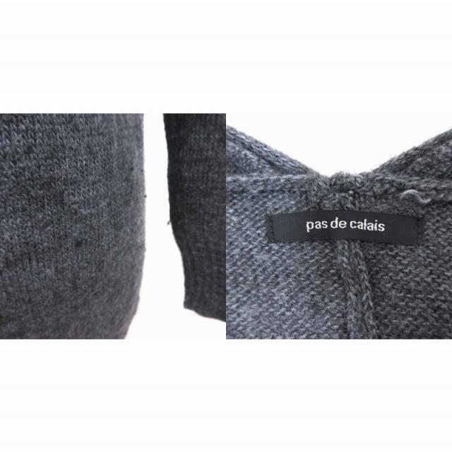 パドカレ pas de calais ワンピース チュニック ニット Vネック 