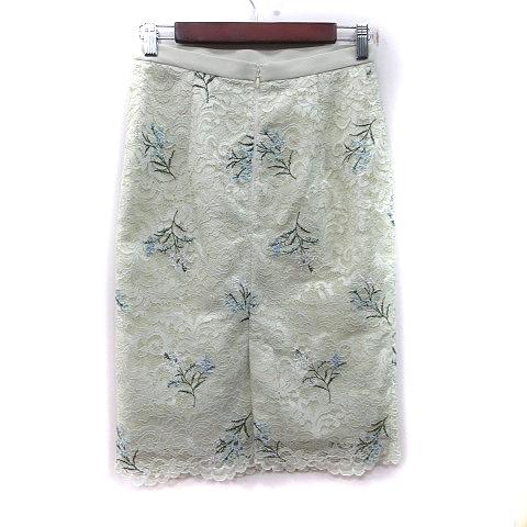 ジャスグリッティー JUSGLITTY タイトスカート ミモレ ロング 刺繍  