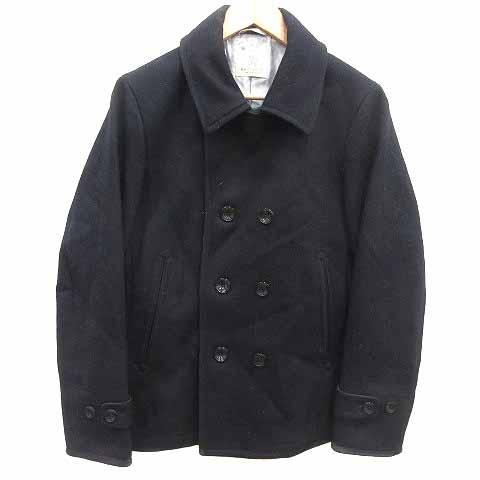 【ほぼ新品】値下げBEAUTY&YOUTH ブラック ピーコート B&Y ユナイテッドアローズ BEAUTY&YOUTH ビューティー&ユース