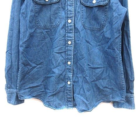 UNITED ARROWS（ユナイテッドアローズ） デニムシャツ 長袖 青 ブルー 