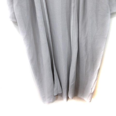 ブランベール blancvert ロングカーディガン ニット 半袖 トッパー 38