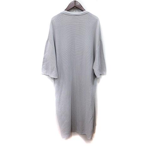 ブランベール blancvert ロングカーディガン ニット 半袖 トッパー 38