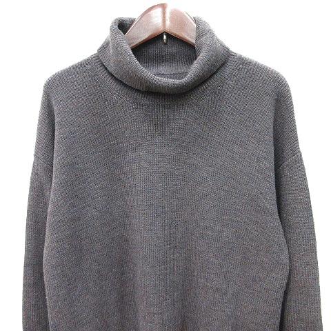 トラサルディ TRUSSARDI ニット セーター タートルネック 長袖 ウール 