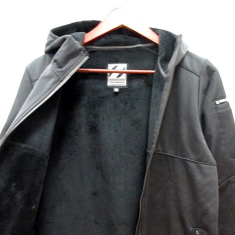 ジードラゴン Z-DRAGON パーカー ジップアップ 裏起毛 M 黒 ブラック